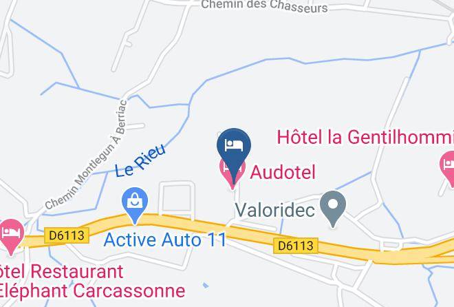 Aude - Audotel La Gentilhommiere Maps