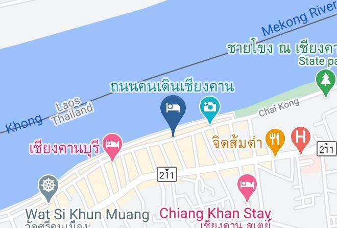 Amphoe Chiang Khan - Auean Padbok Resort Maps