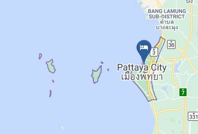 August Suites Pattaya Map