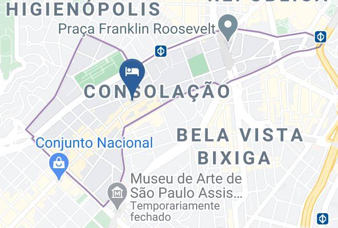 Sao Paulo Solacao - Augusta Park Hotel Maps