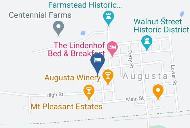 St Charles - Augusta Wine Country Inn B&b Maps