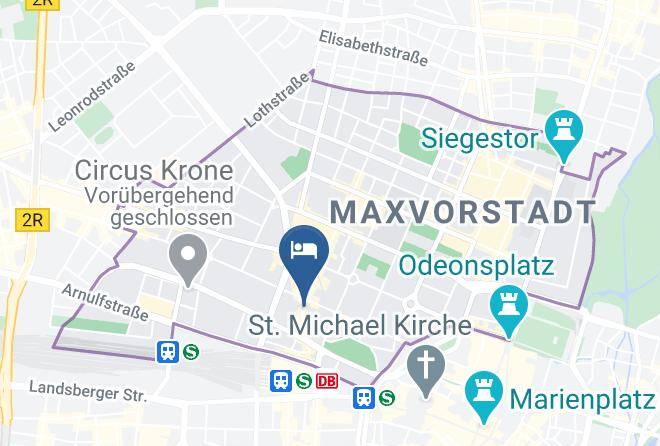 Munich District - Augusten Hotel Munchen Maps
