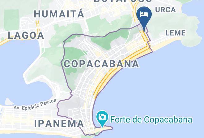 Rio De Janeiro Leme - Augusto's Rio Copa Hotel Maps
