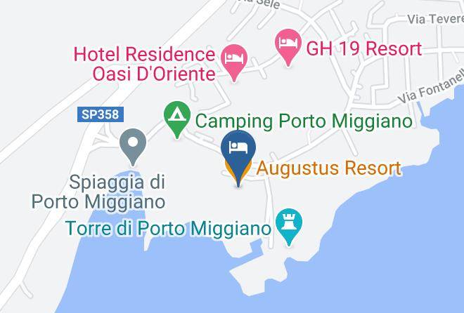 Lecce - Augustus Resort Maps