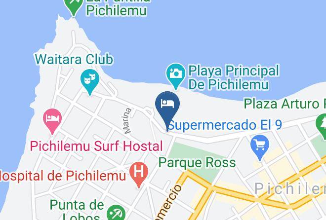 Cardenal Caro Province - Aulani Hotel Pichilemu Maps