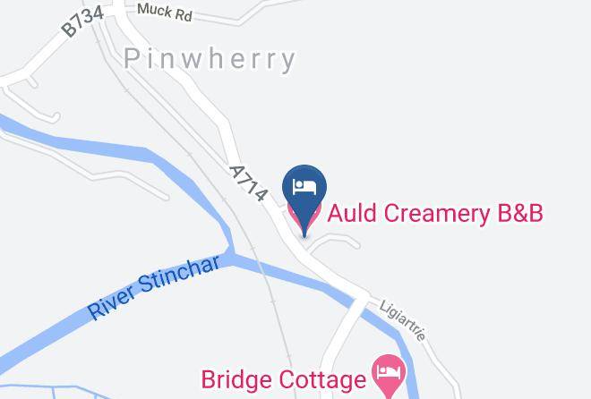 Auld Creamery B&b Map