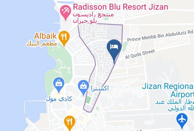 Jazan - Aumseyati 2 Hotel Maps