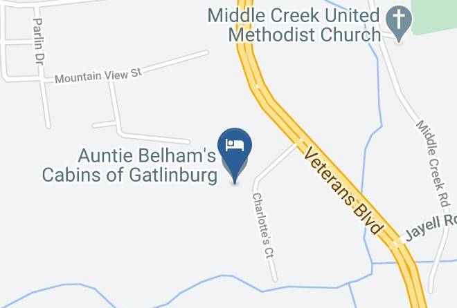 Sevier - Auntie Belham's Cabins Of Gatlinburg Maps