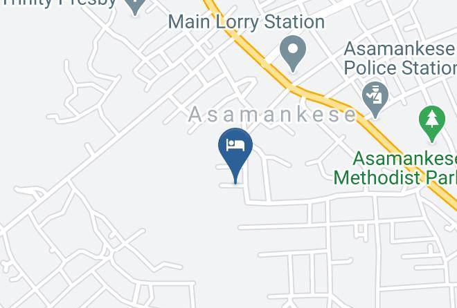 West Akim - Auntie Serwaa Hotel Maps