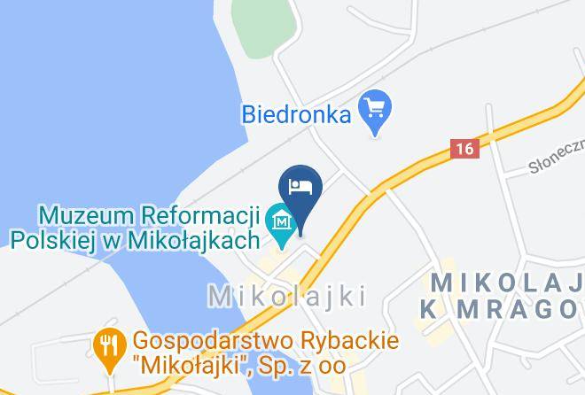 Mragowski - Aura Pokoje Goscinne Maps