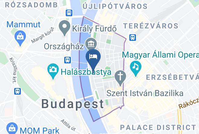 Budapest 5 Kerulet - Aurea Ana Palace Hotel Maps