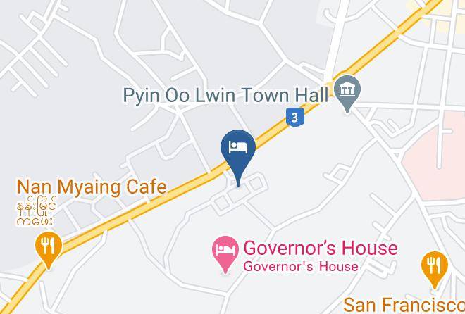 Pyinoolwin - Aureum Palace Hotel Maps