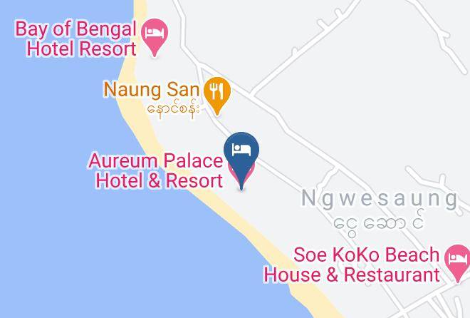 Aureum Palace Hotel & Resort Map - Ayeyarwady - Pathein