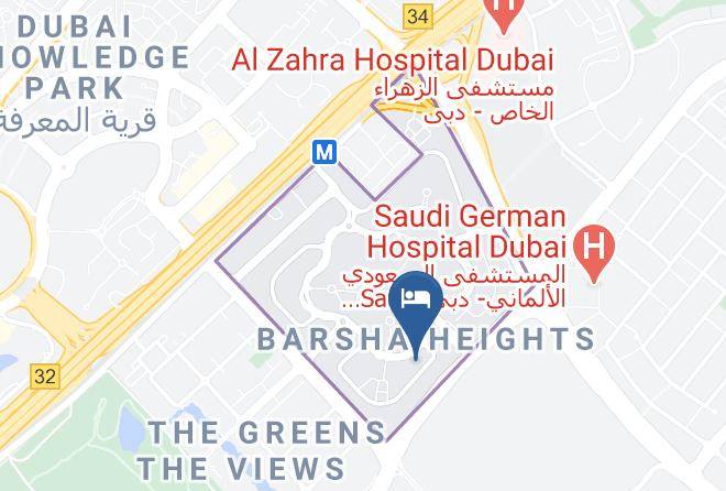 Ramada By Wyndham Dubai Barsha Heights Map