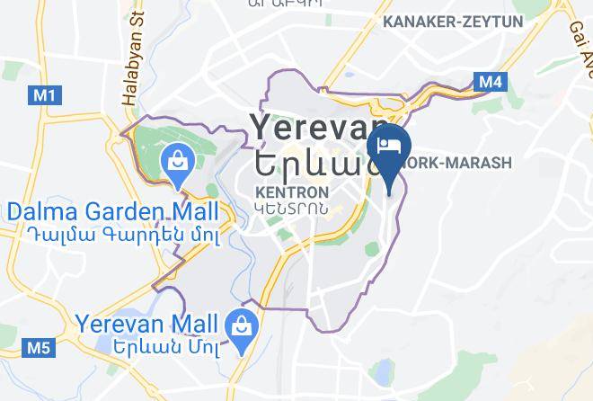 Yerevan - Aurora Hotel Maps