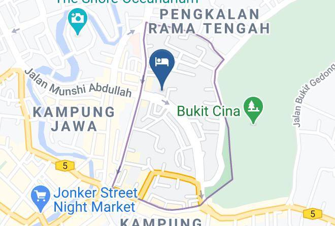 Melaka Tengah - Aurora Hotel Maps