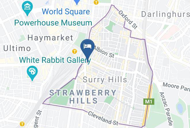 Sydney - Aurora Hotel Maps