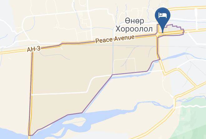 Ulaanbaatar - Aurora Hotel Maps