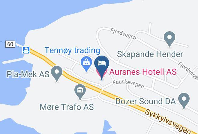 Sykkylven - Aursnes Hotell As Maps