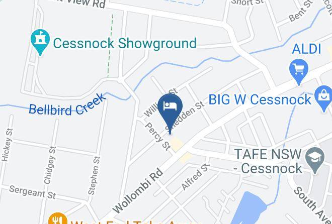 Cessnock - Aussie Rest Motel Cessnock Maps