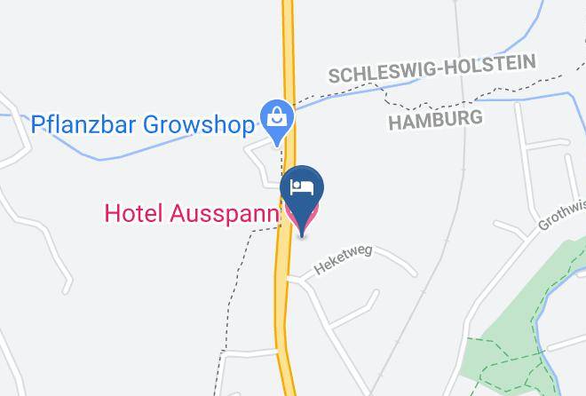 Stadt Hamburg - Hotel Ausspann Maps