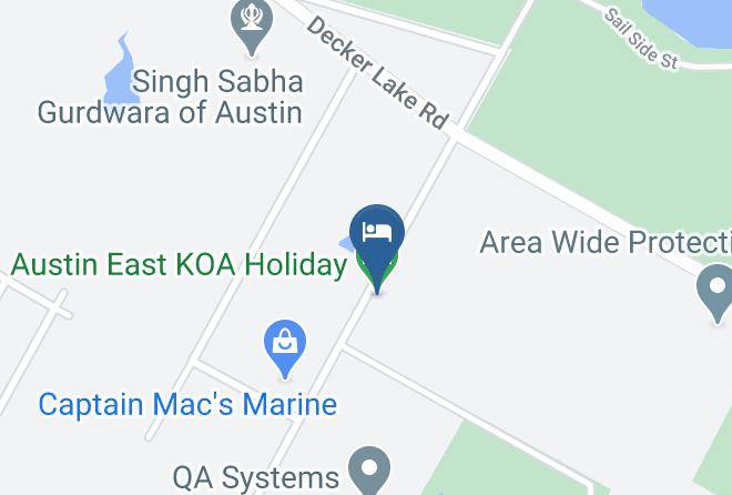 Travis - Austin East Koa Holiday Maps