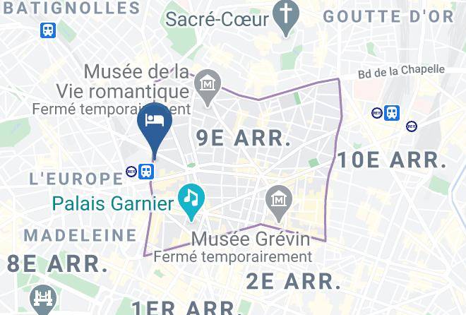 Paris - Austin's Saint Lazare Hotel Maps