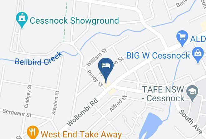 Cessnock - Australia Hotel Maps