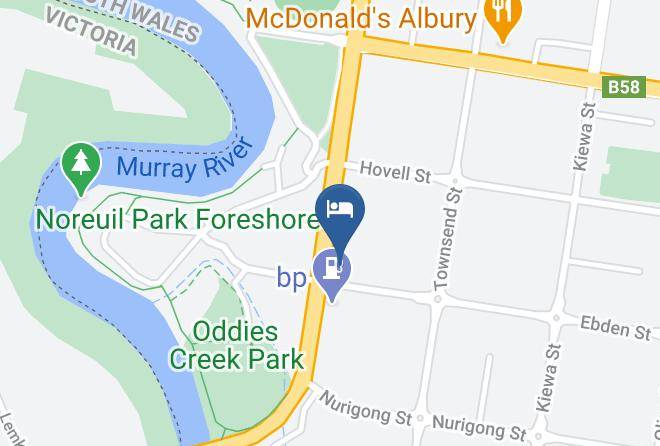 Albury - Australia Park Motel Maps