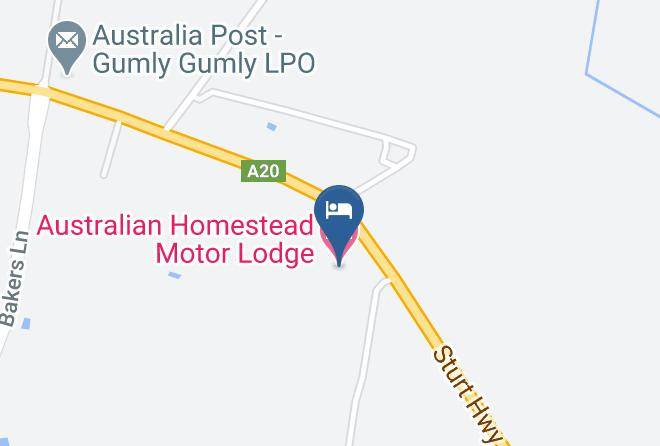 Wagga Wagga - Australian Homestead Motor Lodge Maps