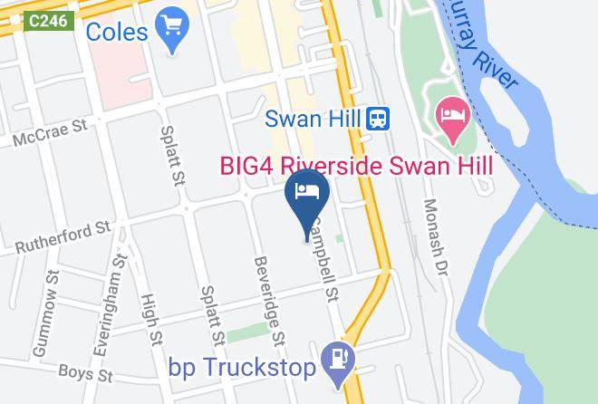 Swan Hill - Australian Settlers Motor Inn Maps
