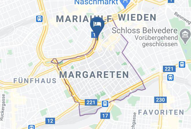 Vienna Margareten - Austria Trend Hotel Ananas Maps