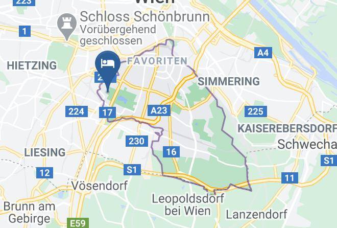 Vienna Favoriten - Austria Trend Hotel Bosei Maps