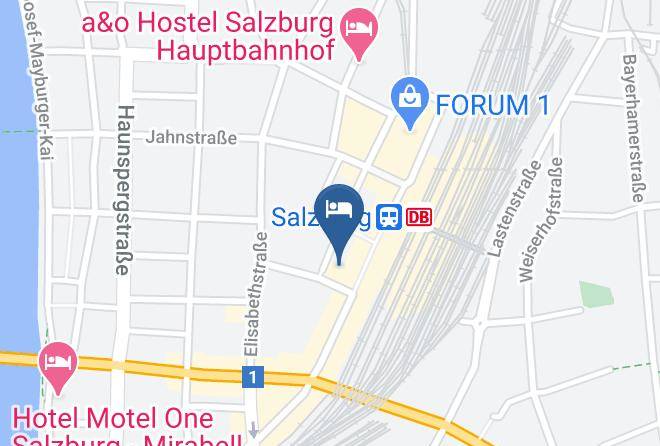 Salzburg - Austria Trend Hotel Europa Salzburg Maps