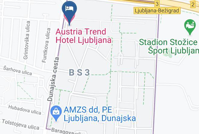 Ljubljana - Austria Trend Hotel Ljubljana Maps