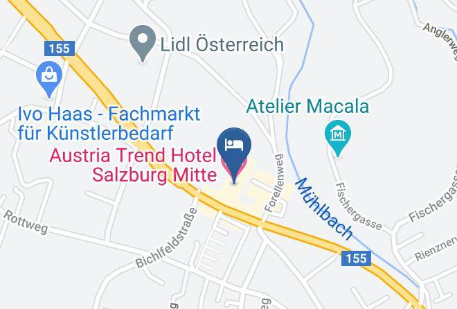 Salzburg - Austria Trend Hotel Salzburg Mitte Maps
