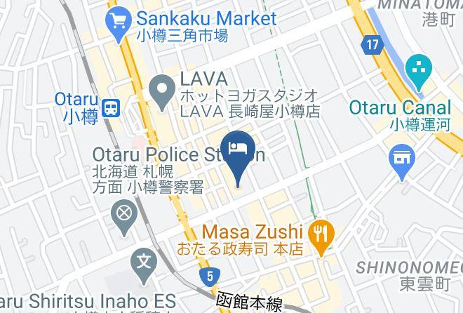 Otaru City - Otaru Authent Hotel Maps