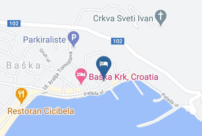 Baska - Authentic Baska Kruzna Maps