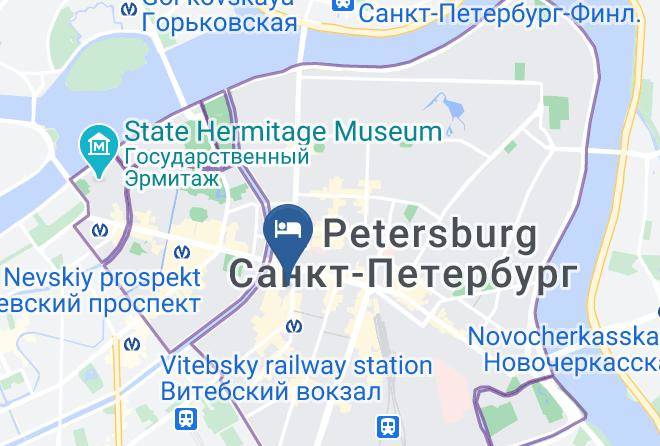 Saint Petersburg - Author Boutique Hotel Maps