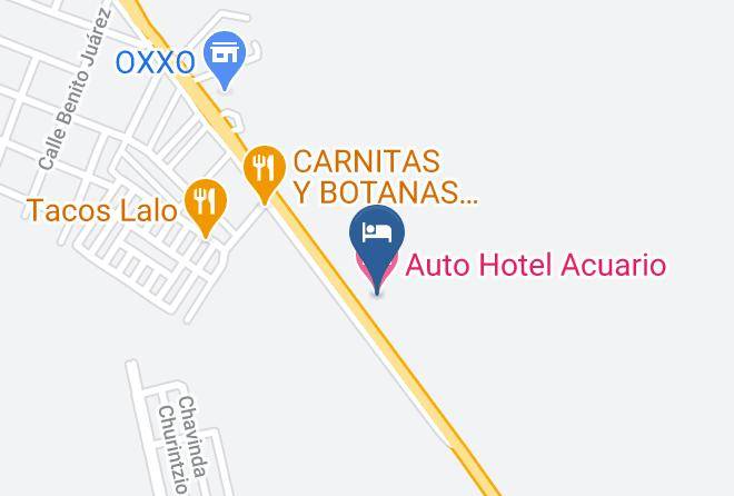 Zamora - Auto Hotel Acuario Maps
