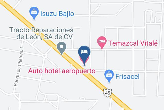 Leon - Auto Hotel Aeropuerto Maps