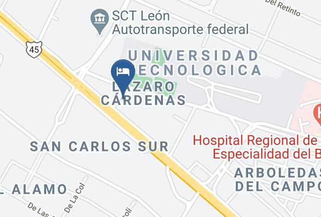 Leon - Auto Hotel Bell Air Maps