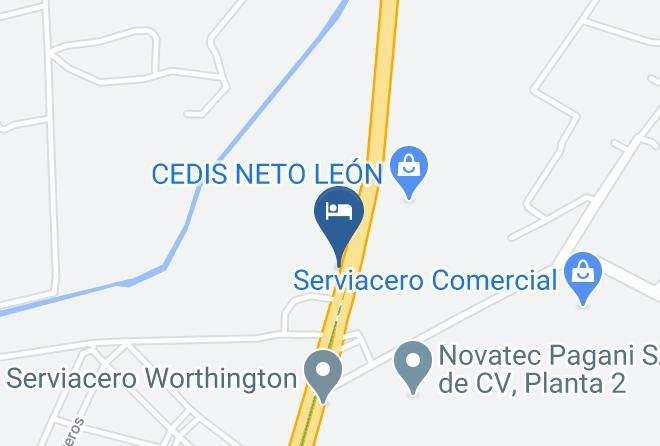 Leon - Auto Hotel Cazza Diana Maps