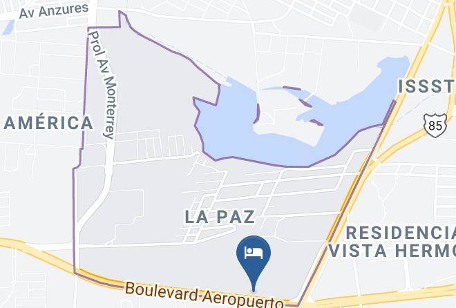 Nuevo Laredo - Auto Hotel Cibeles Maps