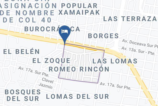 Tuxtla Gutierrez - Auto Hotel Conquistador Maps