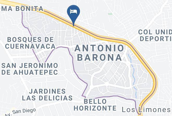 Cuernavaca - Auto Hotel Del Sol Maps