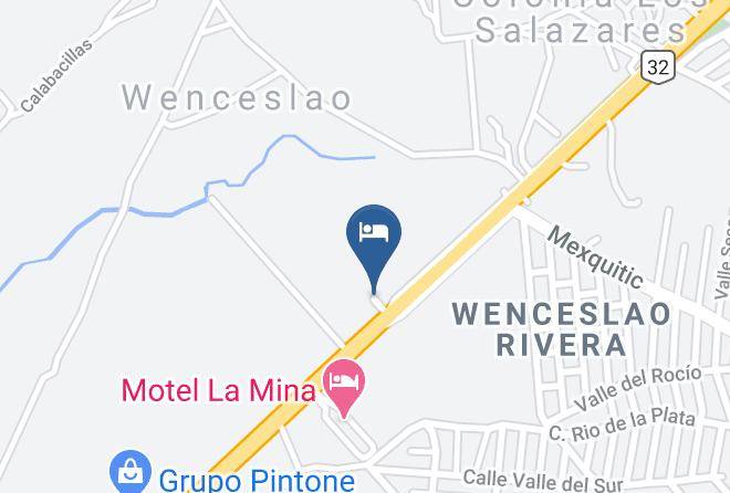 San Luis Potosi Onia 5 - Auto Hotel Don Carlos Maps