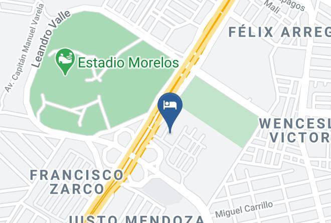 Morelia - Auto Hotel El Pacifico Maps