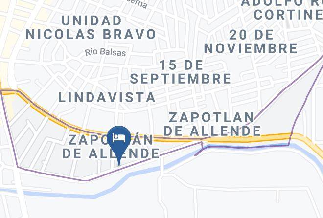 Tulancingo De Bravo - Auto Hotel Kristal Maps