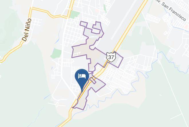 Uruapan - Auto Hotel La Cascada Uruapan Maps